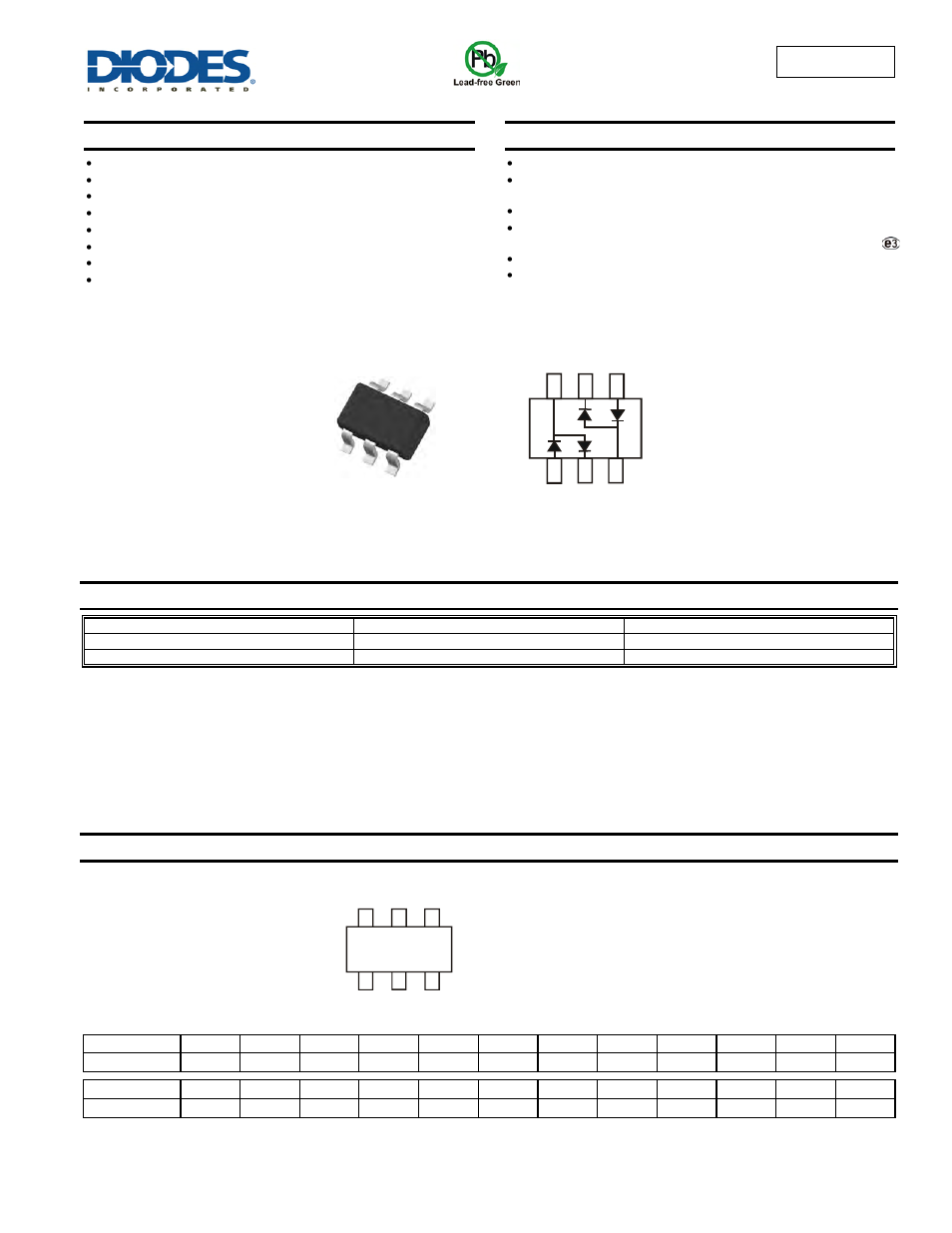 Diodes BAV99DW User Manual | 4 pages