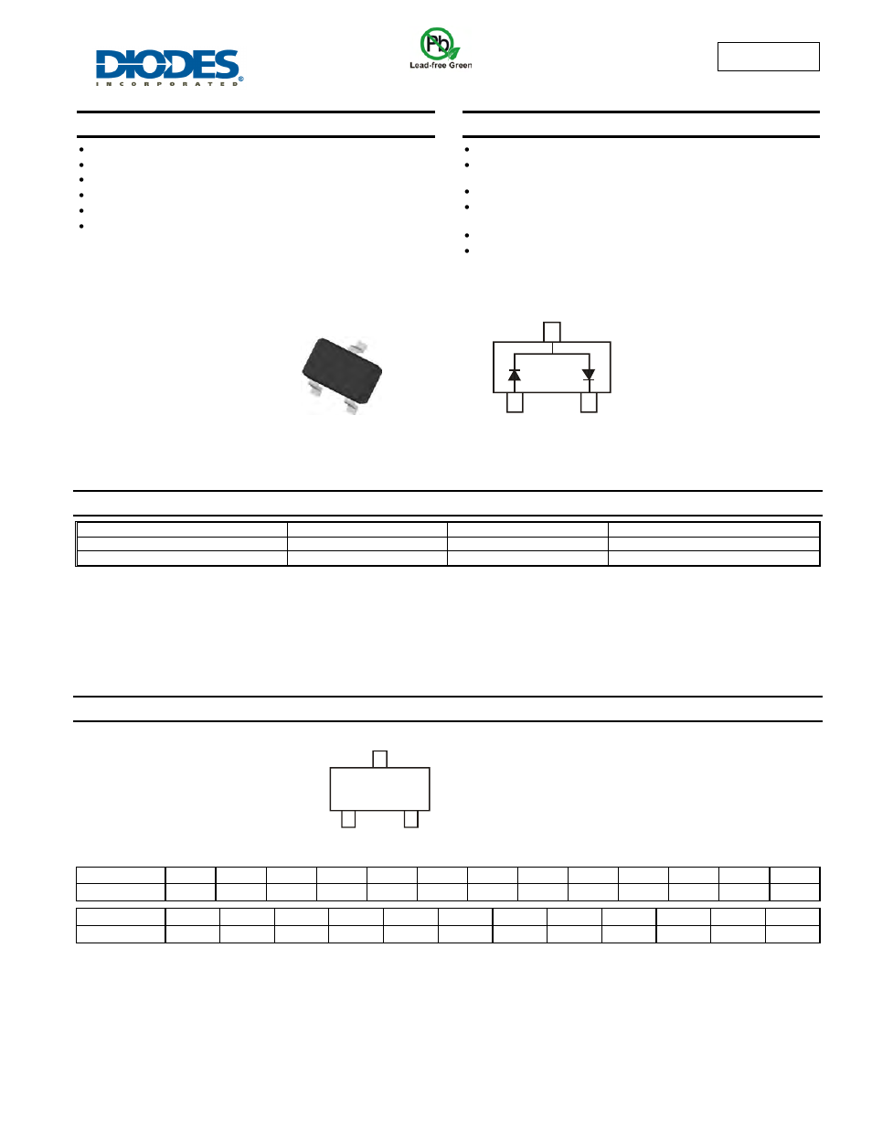 Diodes BAV99W User Manual | 4 pages
