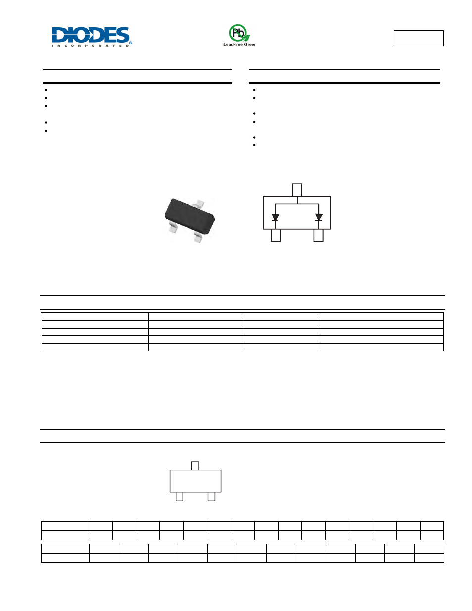 Diodes BAW156 User Manual | 4 pages