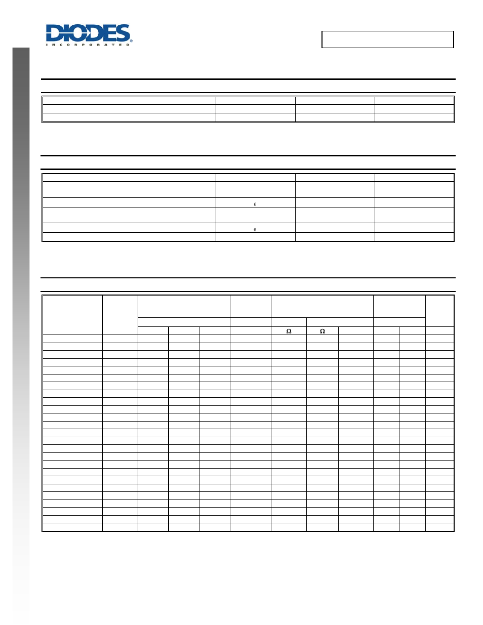 Maximum ratings, Thermal characteristics, Electrical characteristics | Diodes 1SMB5913B – 1SMB5939B User Manual | Page 2 / 5