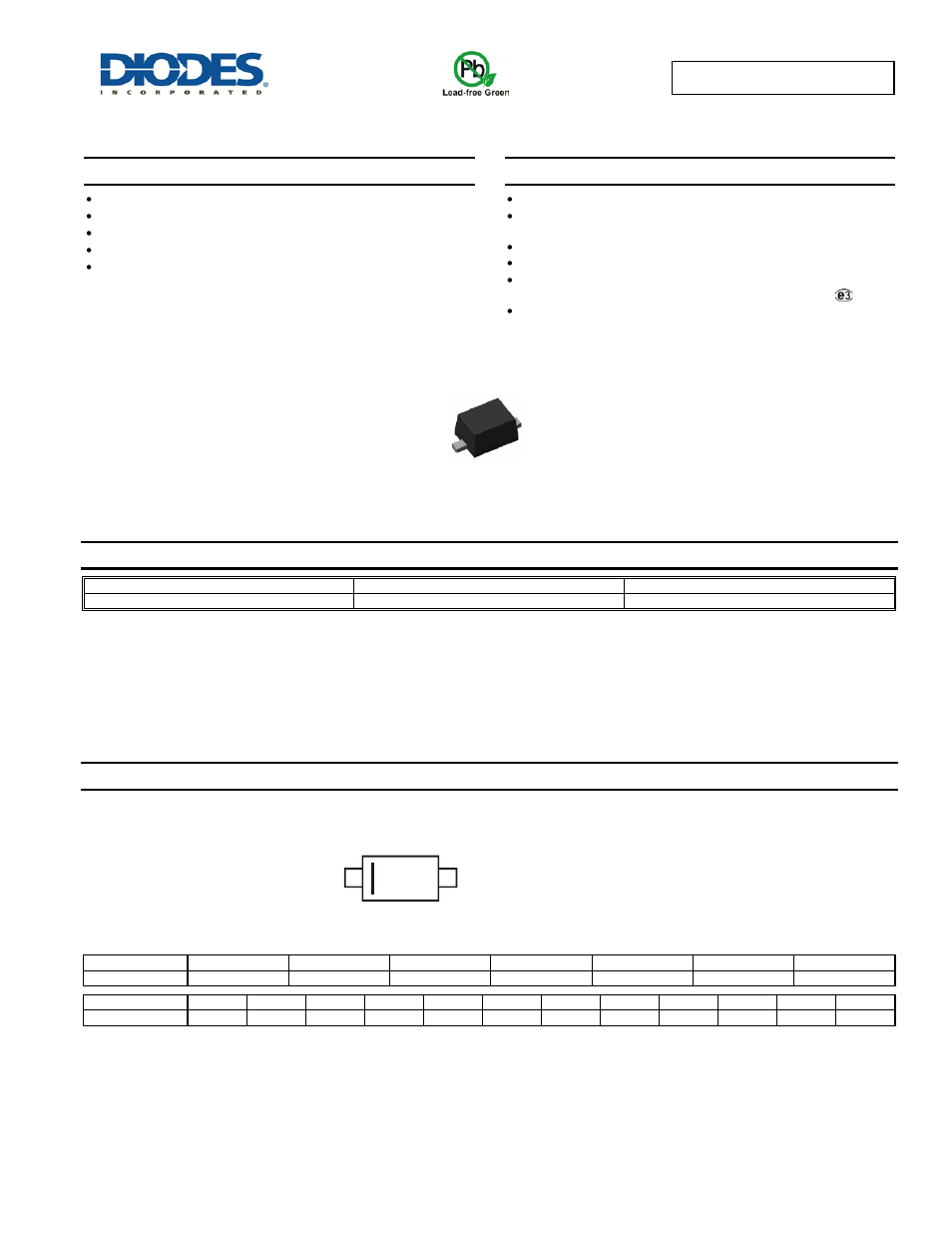 Diodes D3Z2V4BF – D3Z36BF User Manual | 5 pages