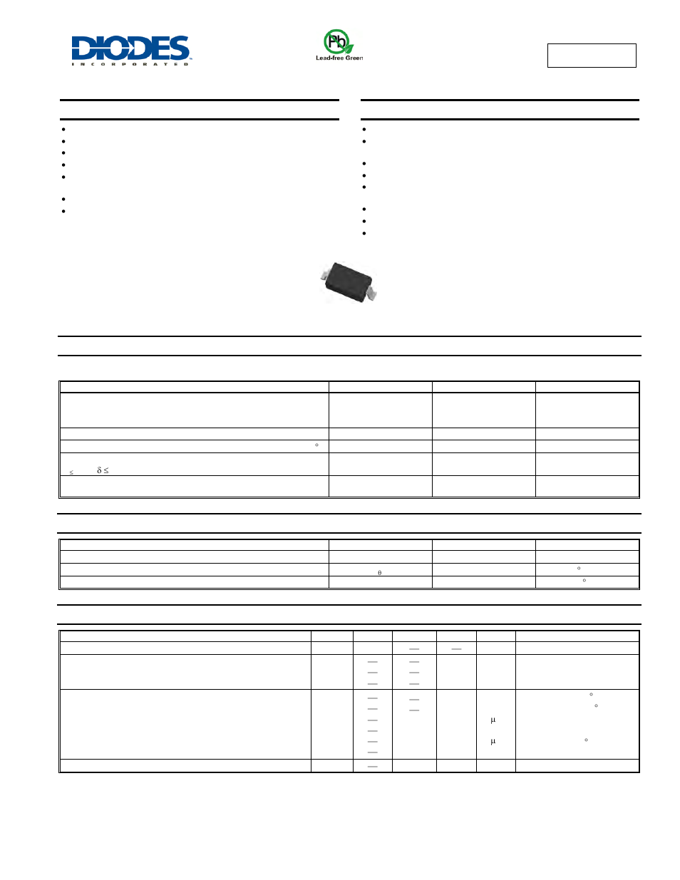 Diodes 1N5819HW User Manual | 4 pages