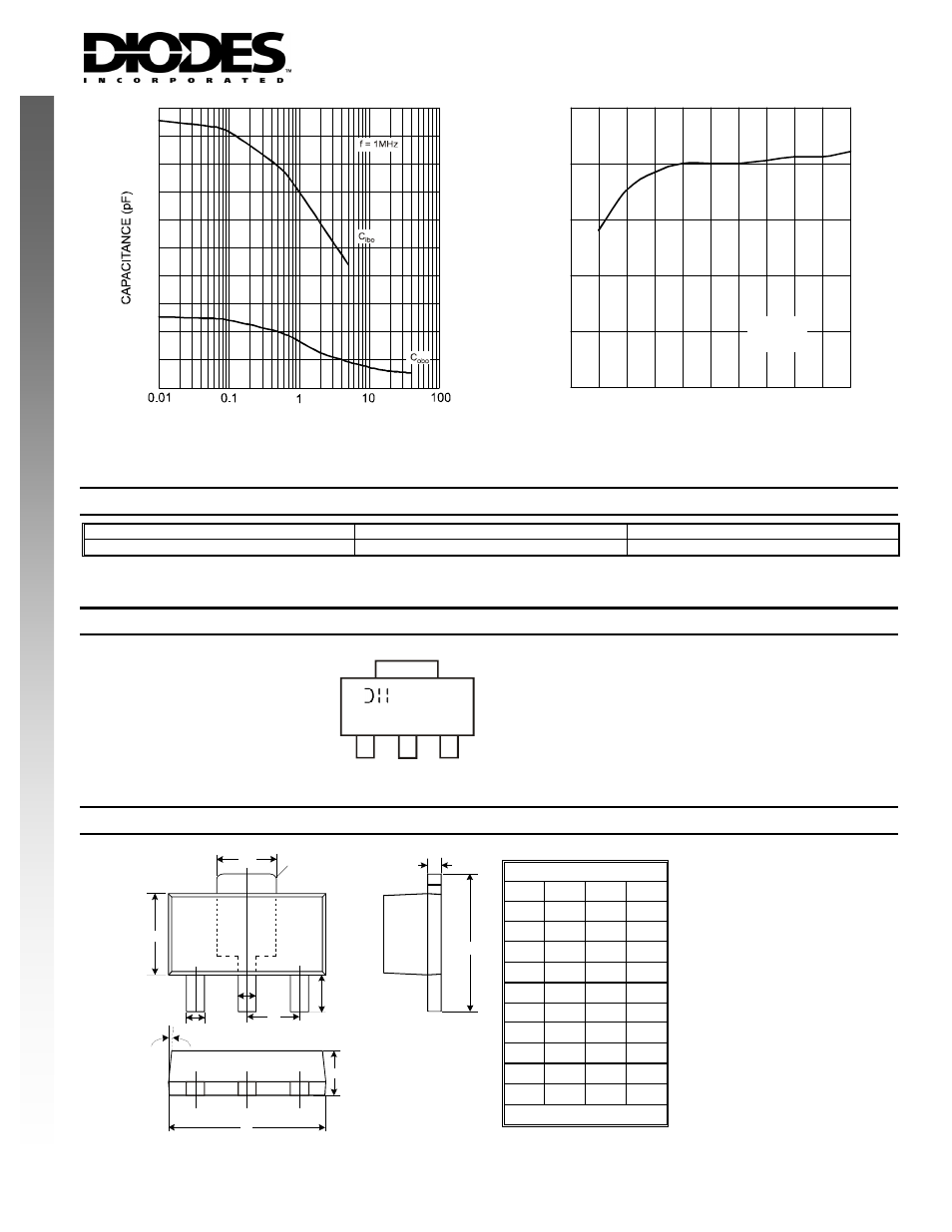 New prod uc t, Ordering information, Marking information | Package outline dimensions | Diodes 2DB1119S User Manual | Page 3 / 4