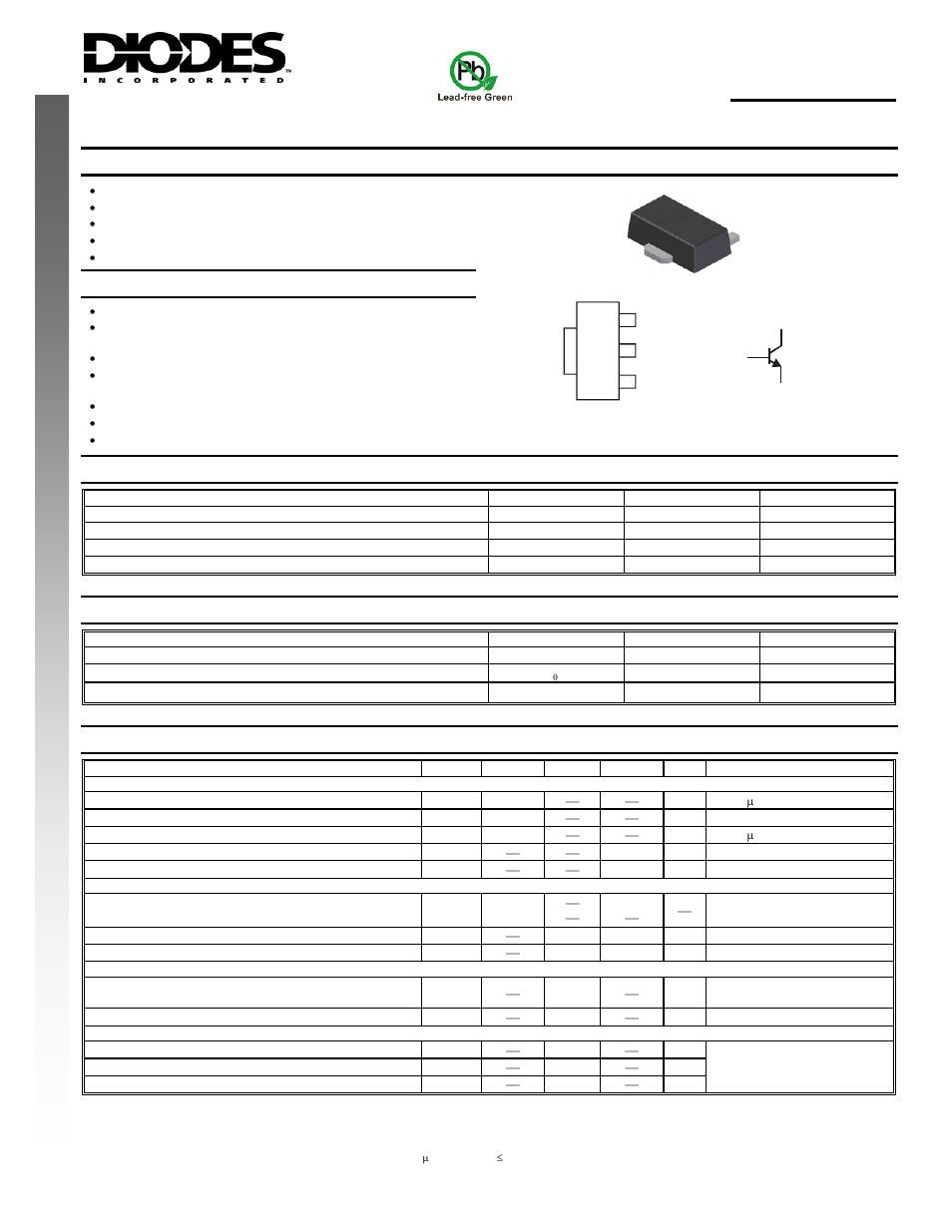 Diodes 2DD1621T User Manual | 4 pages