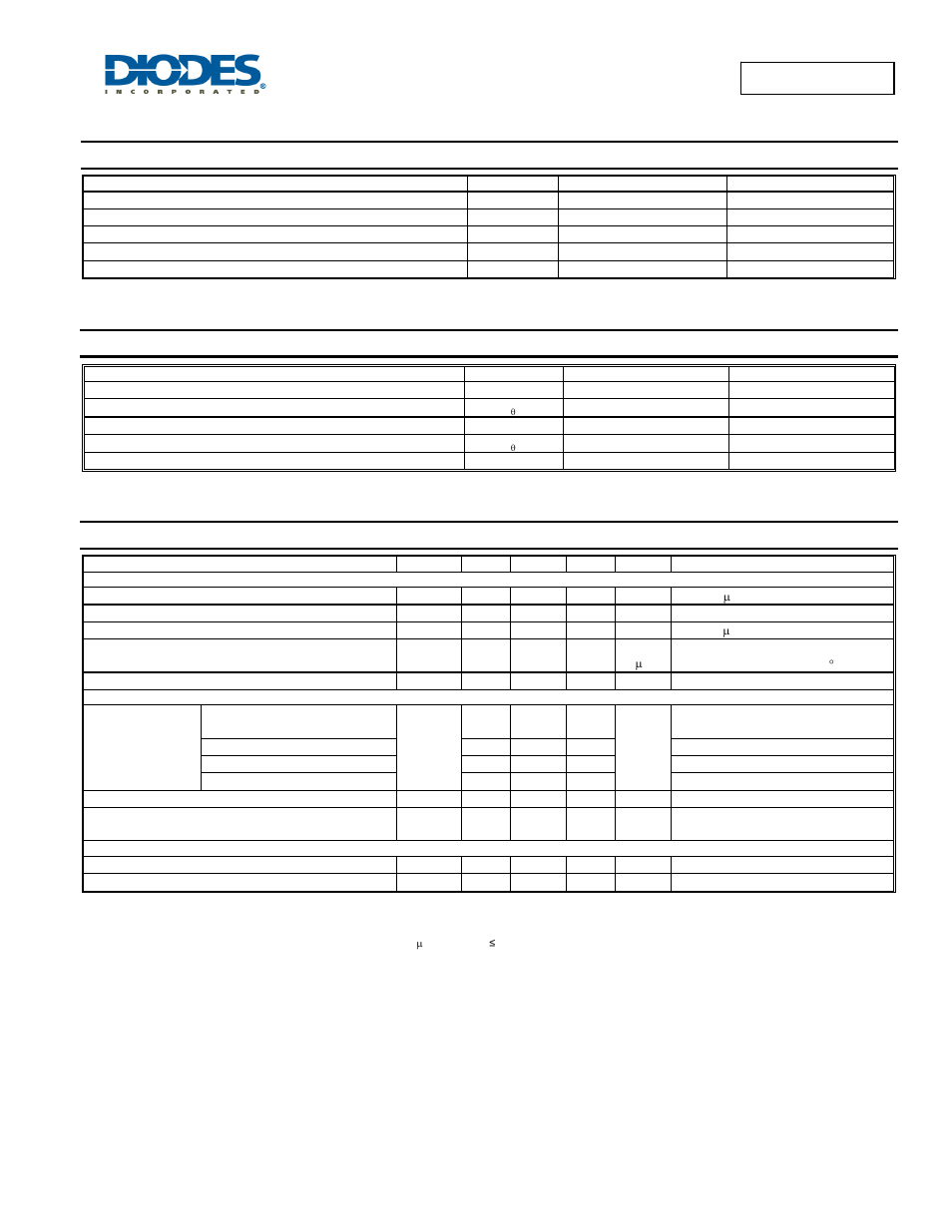 Maximum ratings, Thermal characteristics, Electrical characteristics | Diodes DCP69/-16/-25 User Manual | Page 2 / 5