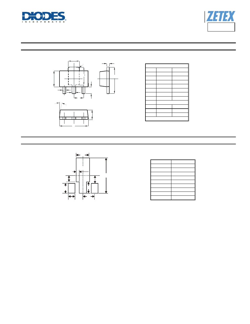 Package outline dimensions, Suggested pad layout | Diodes 2DC4672 User Manual | Page 5 / 6