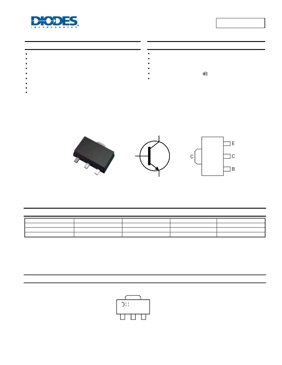 Diodes 2DD1664P/Q/R User Manual | 6 pages