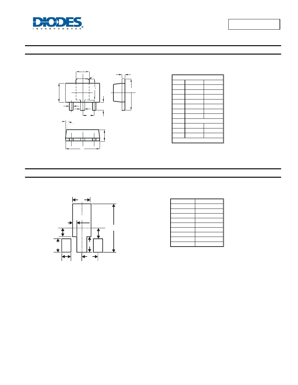 Package outline dimensions, Suggested pad layout | Diodes 2DD1664P/Q/R User Manual | Page 5 / 6