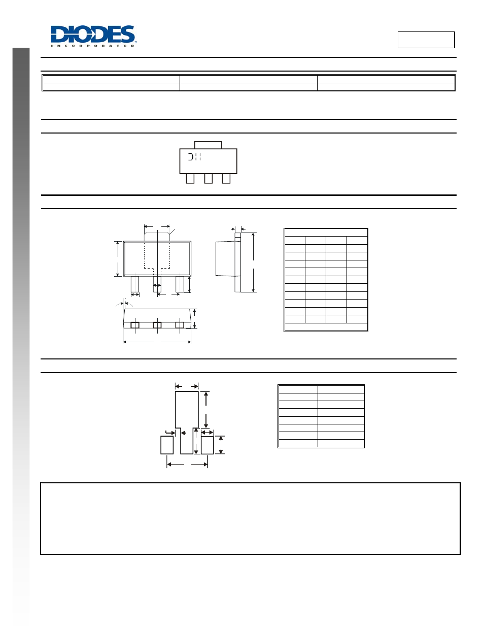 Ordering information, Marking information, Package outline dimensions | Suggested pad layout | Diodes 2DD2679 User Manual | Page 4 / 4