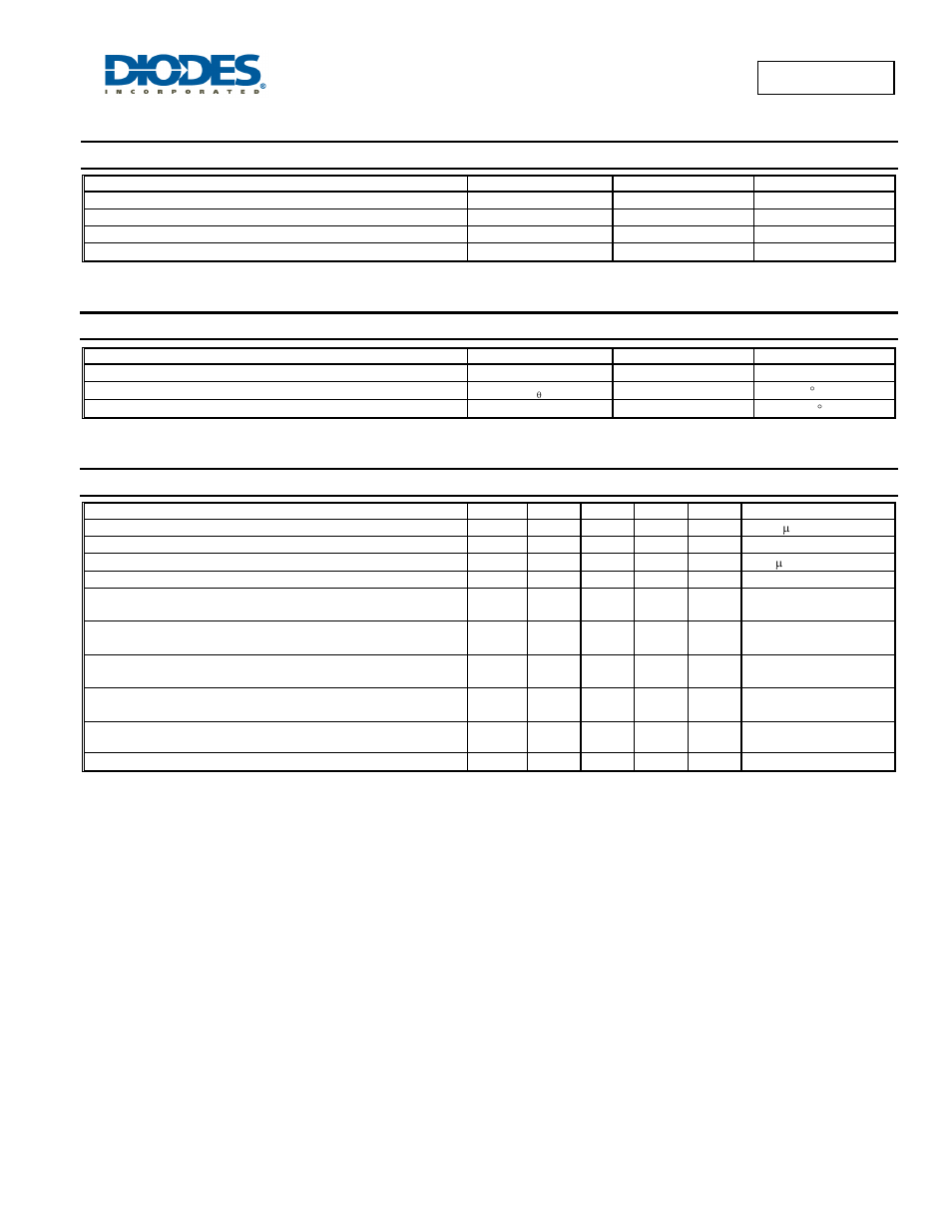 Maximum ratings, Thermal characteristics, Electrical characteristics | Bc857blp4 | Diodes BC857BLP4 User Manual | Page 2 / 5