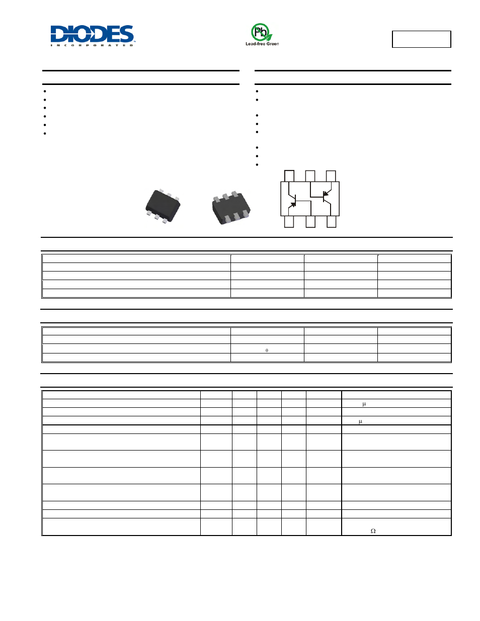 Diodes BC857BV User Manual | 4 pages