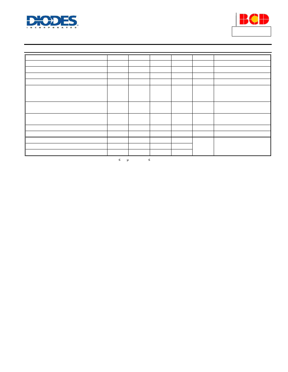 Electrical characteristics, A product line of diodes incorporated | Diodes APT13003E User Manual | Page 3 / 6