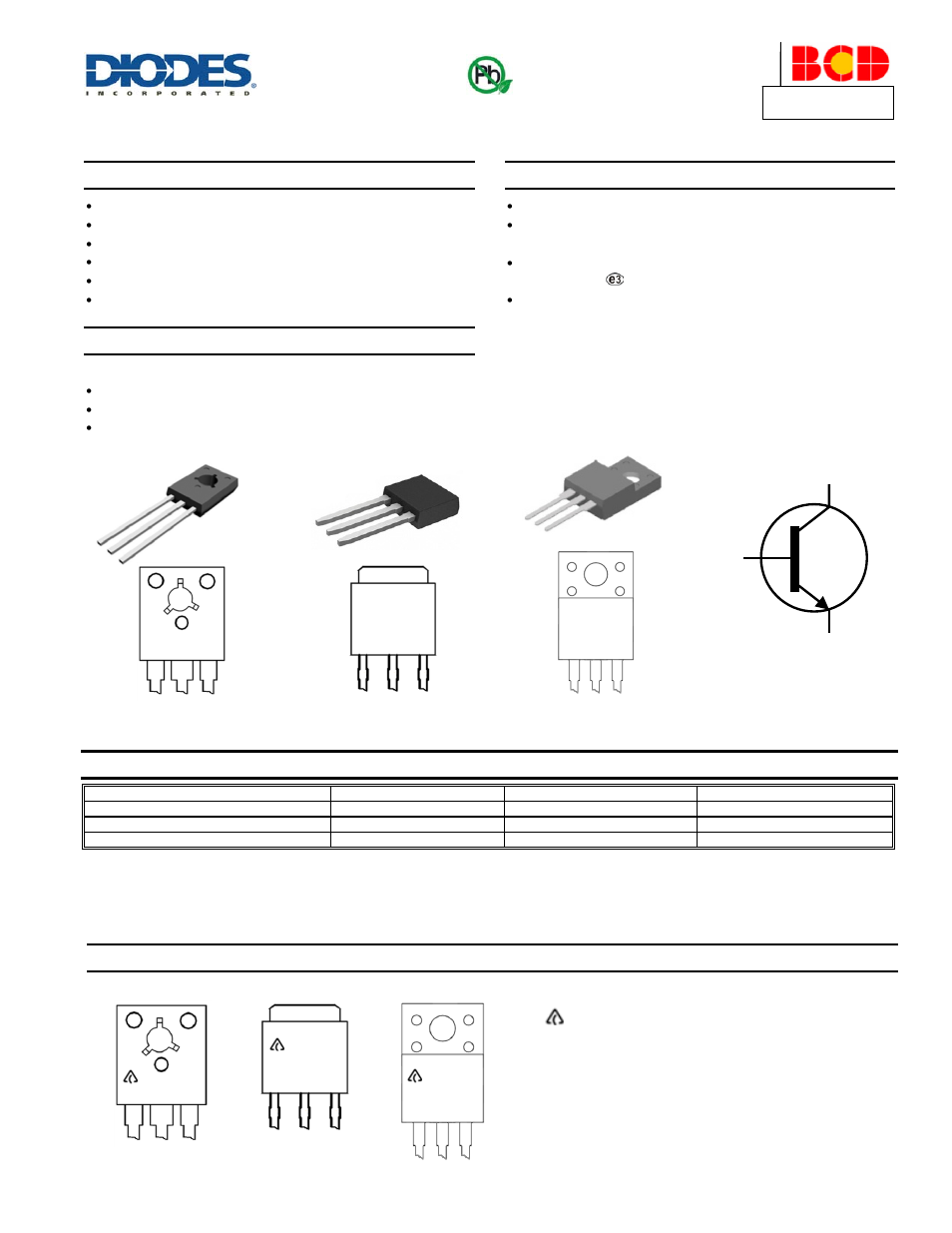 Diodes APT13005S User Manual | 8 pages