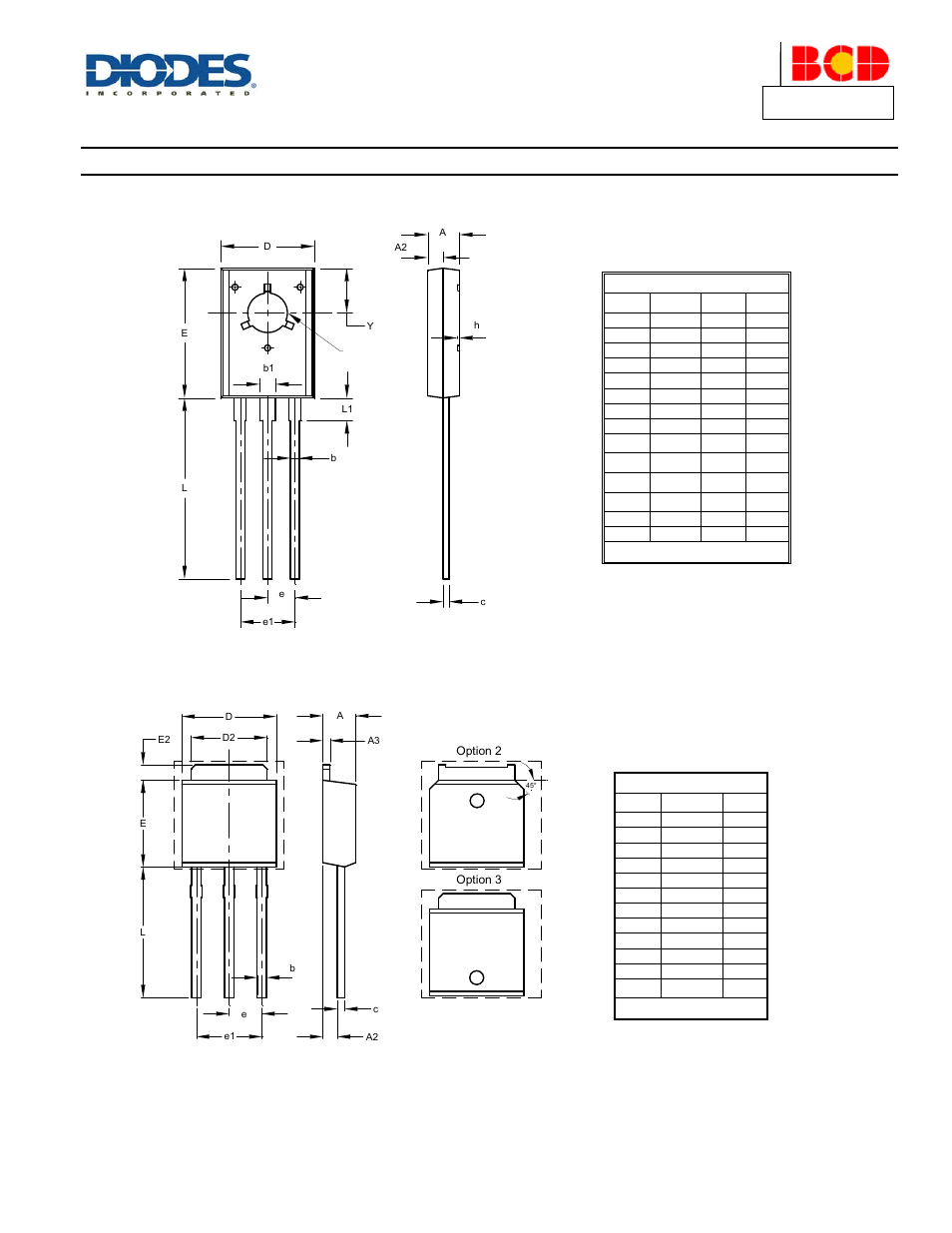 Package outline dimensions, A product line of diodes incorporated | Diodes APT13005S User Manual | Page 6 / 8