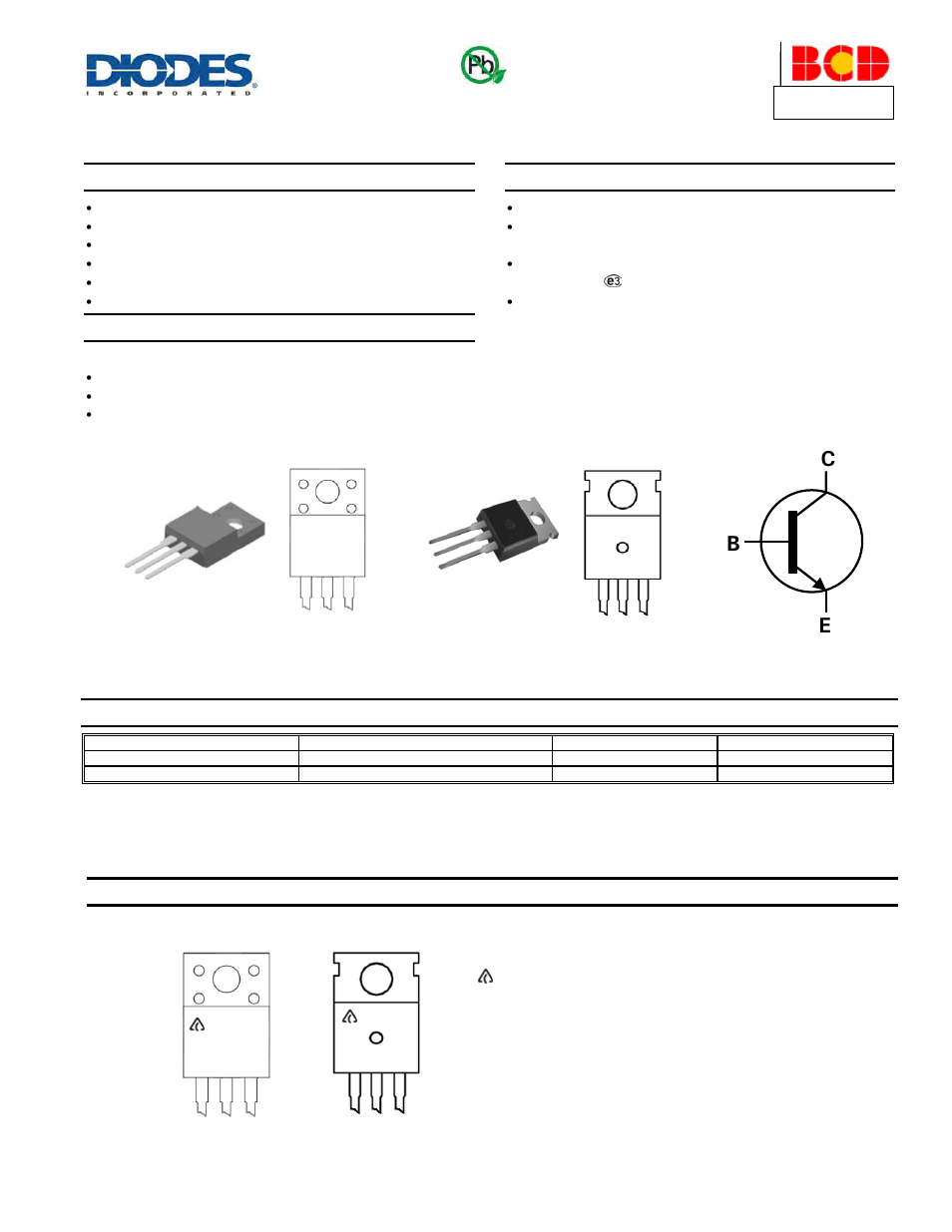 Diodes APT13005 User Manual | 6 pages