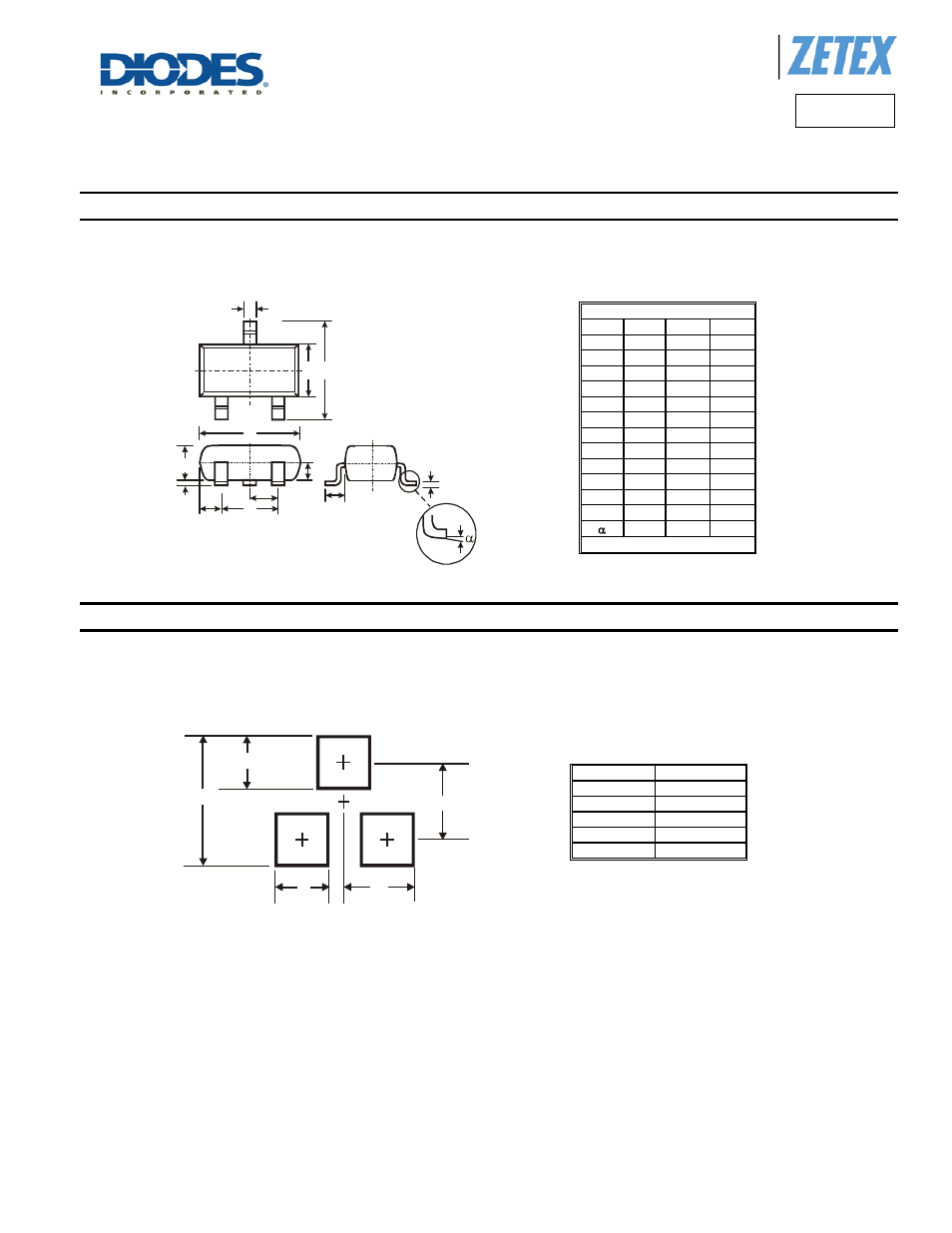 Bfs17n new prod uc t, Package outline dimensions, Suggested pad layout | Diodes BFS17N User Manual | Page 6 / 7