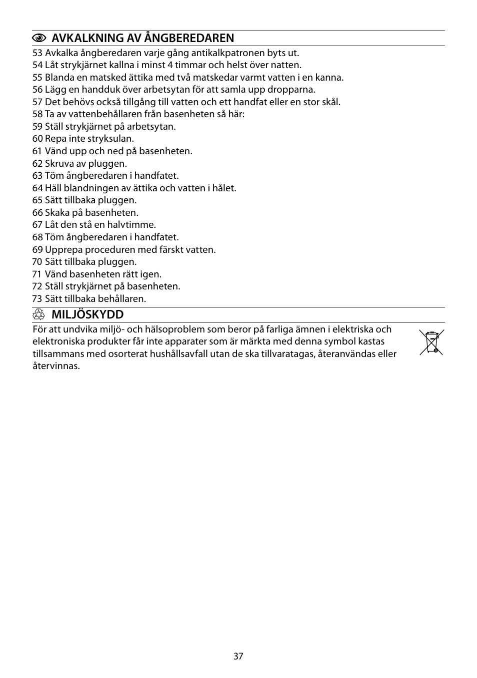 RUSSELL HOBBS STEAM GLIDE User Manual | Page 37 / 92