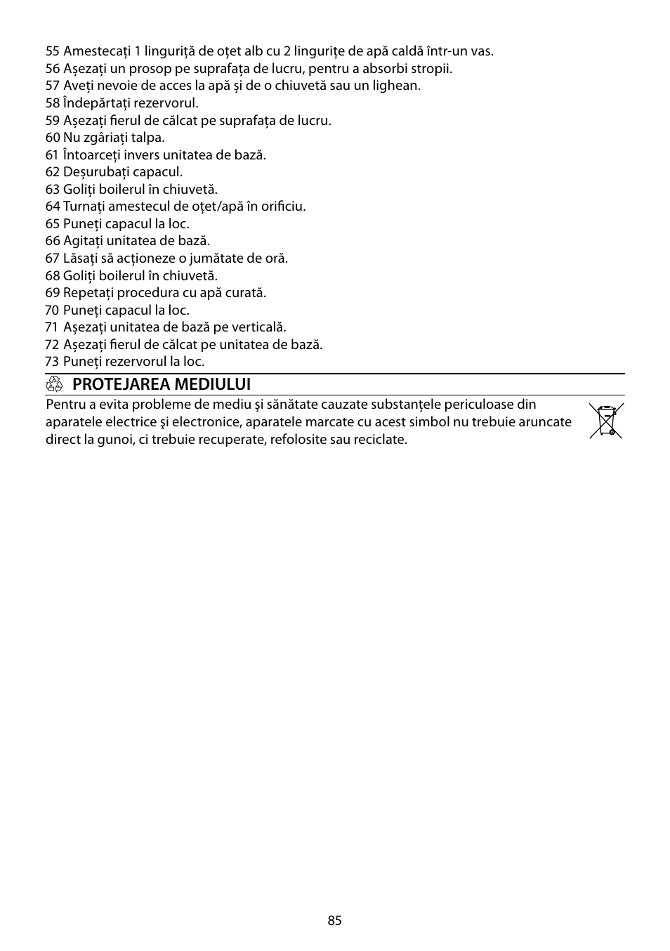 RUSSELL HOBBS STEAM GLIDE User Manual | Page 85 / 92