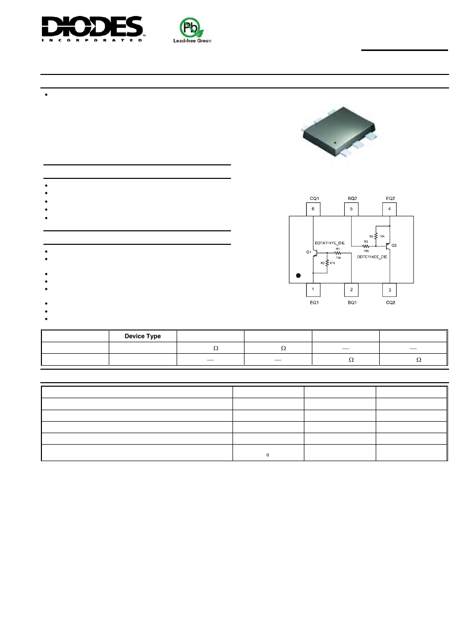 Diodes DCX4710H User Manual | 7 pages