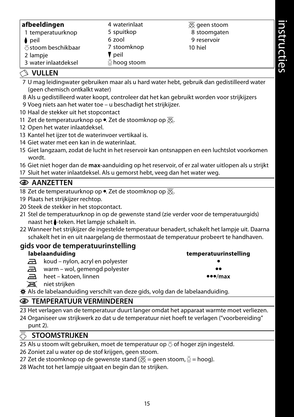 Ins tru cti es | RUSSELL HOBBS 15129-56 User Manual | Page 15 / 92