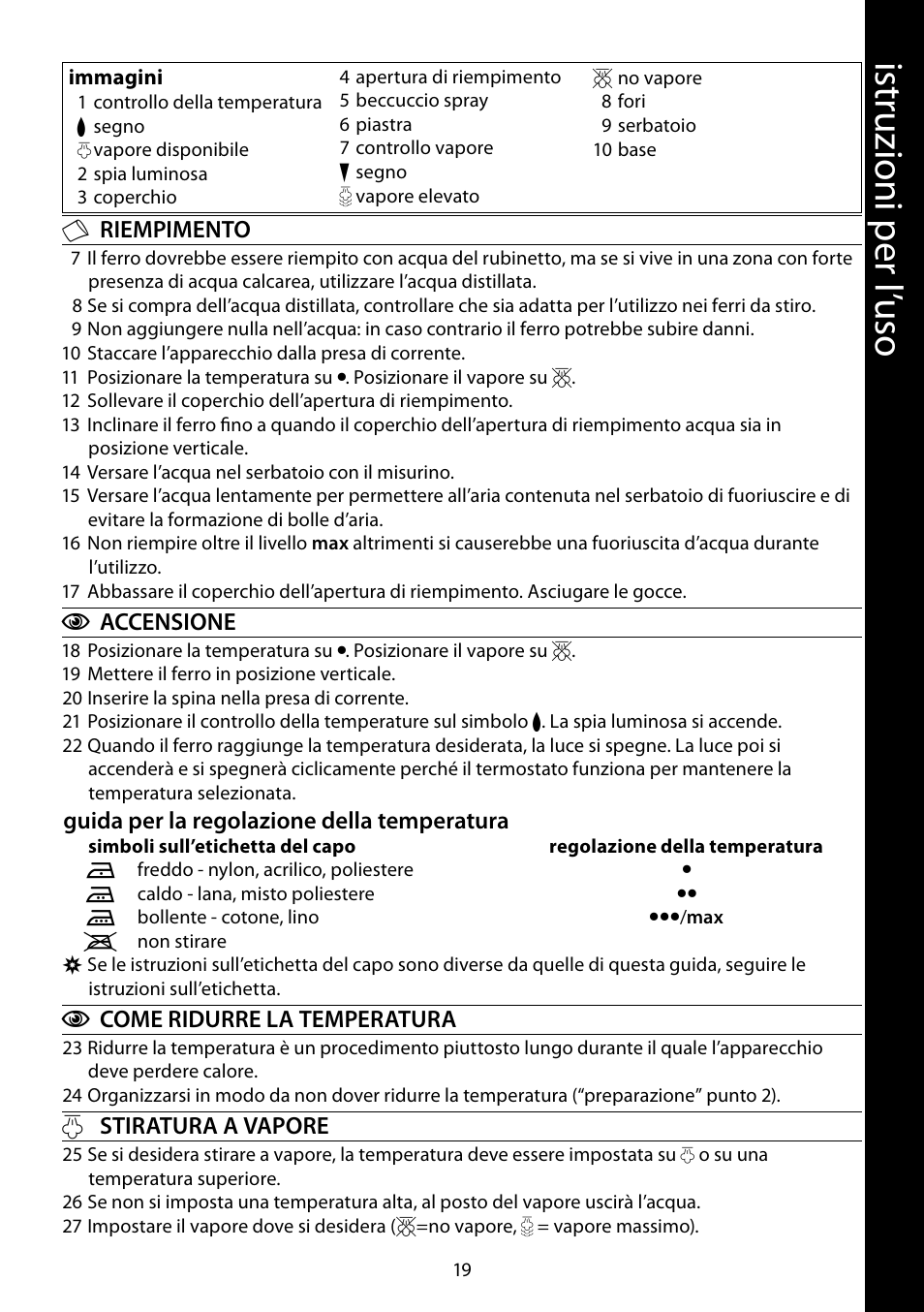 Ist ru zio ni p er l ’u so | RUSSELL HOBBS 15129-56 User Manual | Page 19 / 92