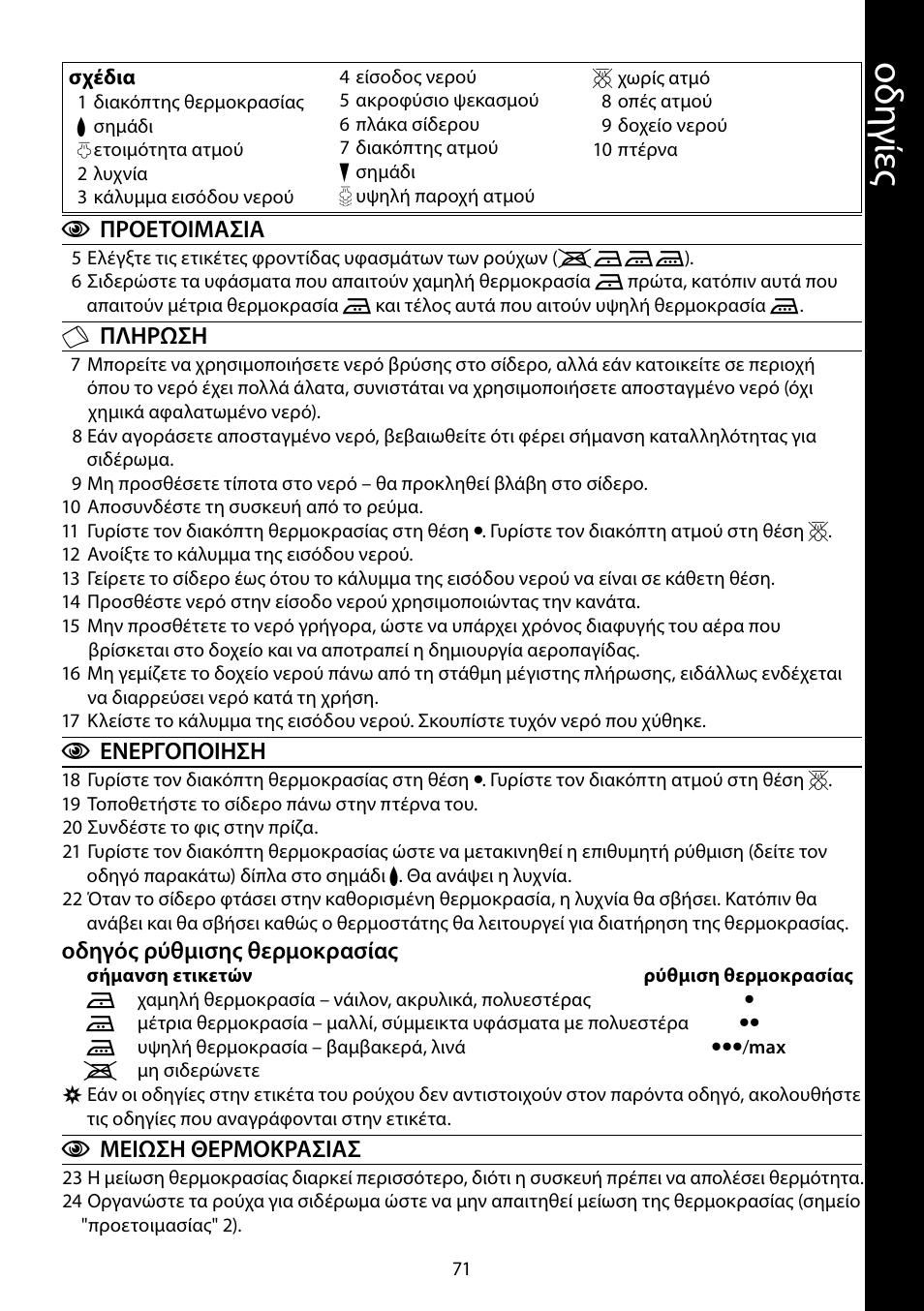 Οδ ηγ ίες | RUSSELL HOBBS 15129-56 User Manual | Page 71 / 92