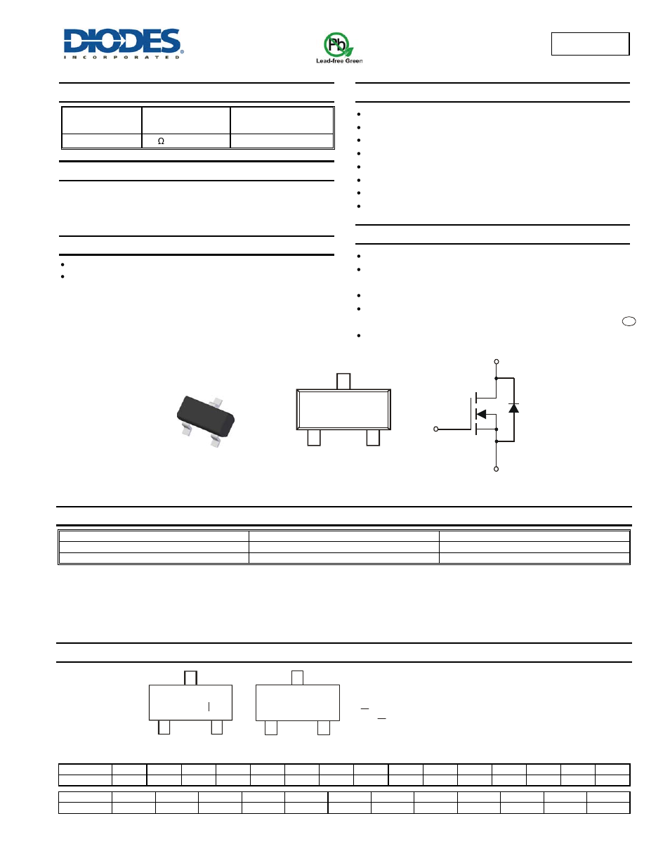 Diodes 2N7002E User Manual | 5 pages