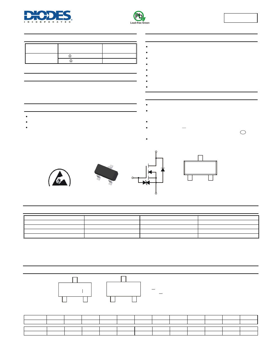 Diodes 2N7002K User Manual | 6 pages