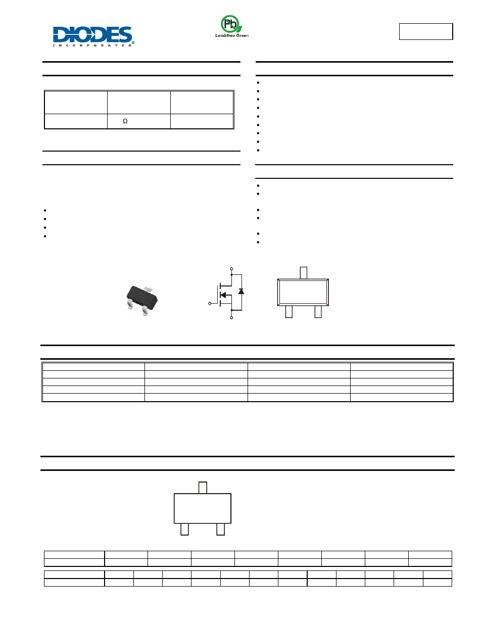 Diodes 2N7002T User Manual | 5 pages