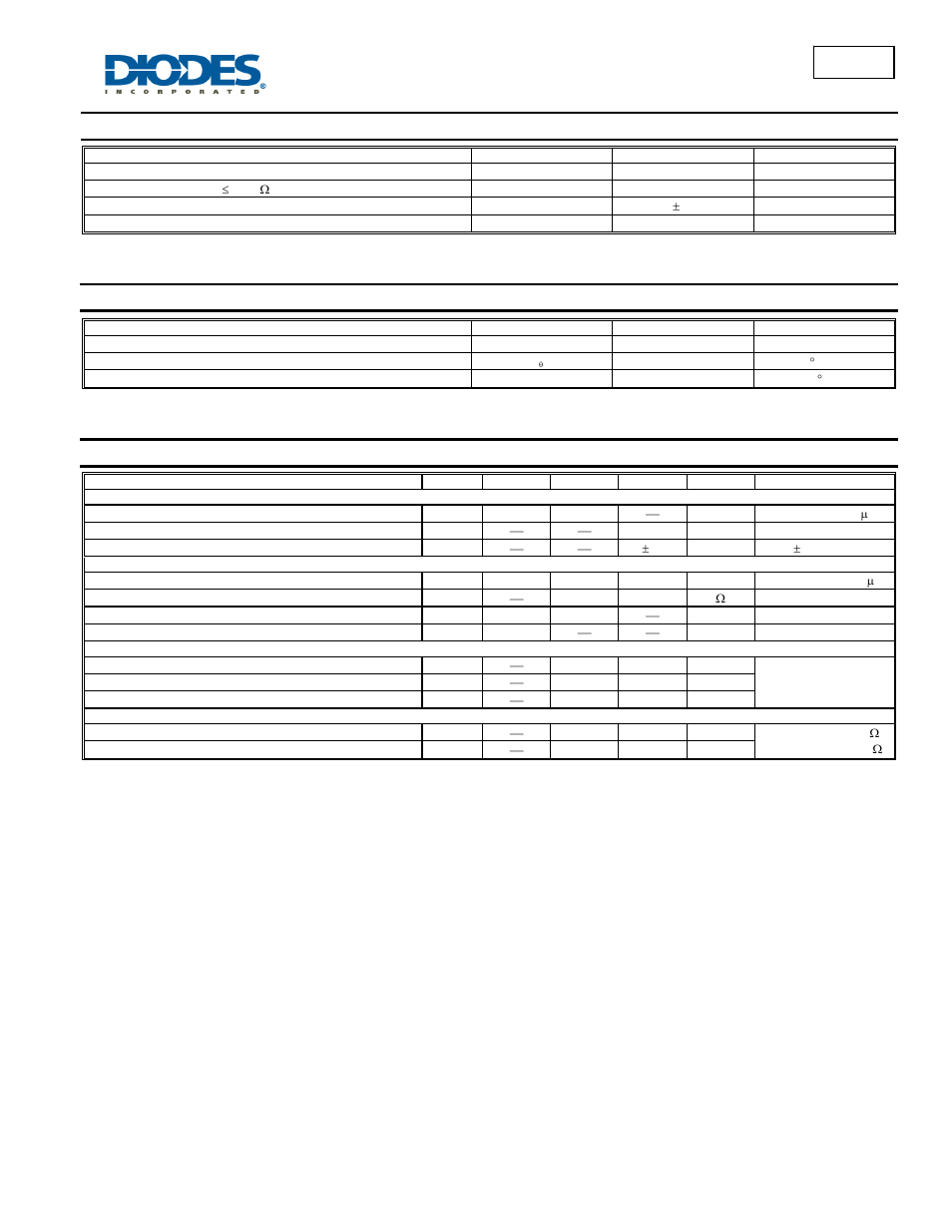 Maximum ratings, Thermal characteristics, Electrical characteristics | Bs870 | Diodes BS870 User Manual | Page 2 / 5