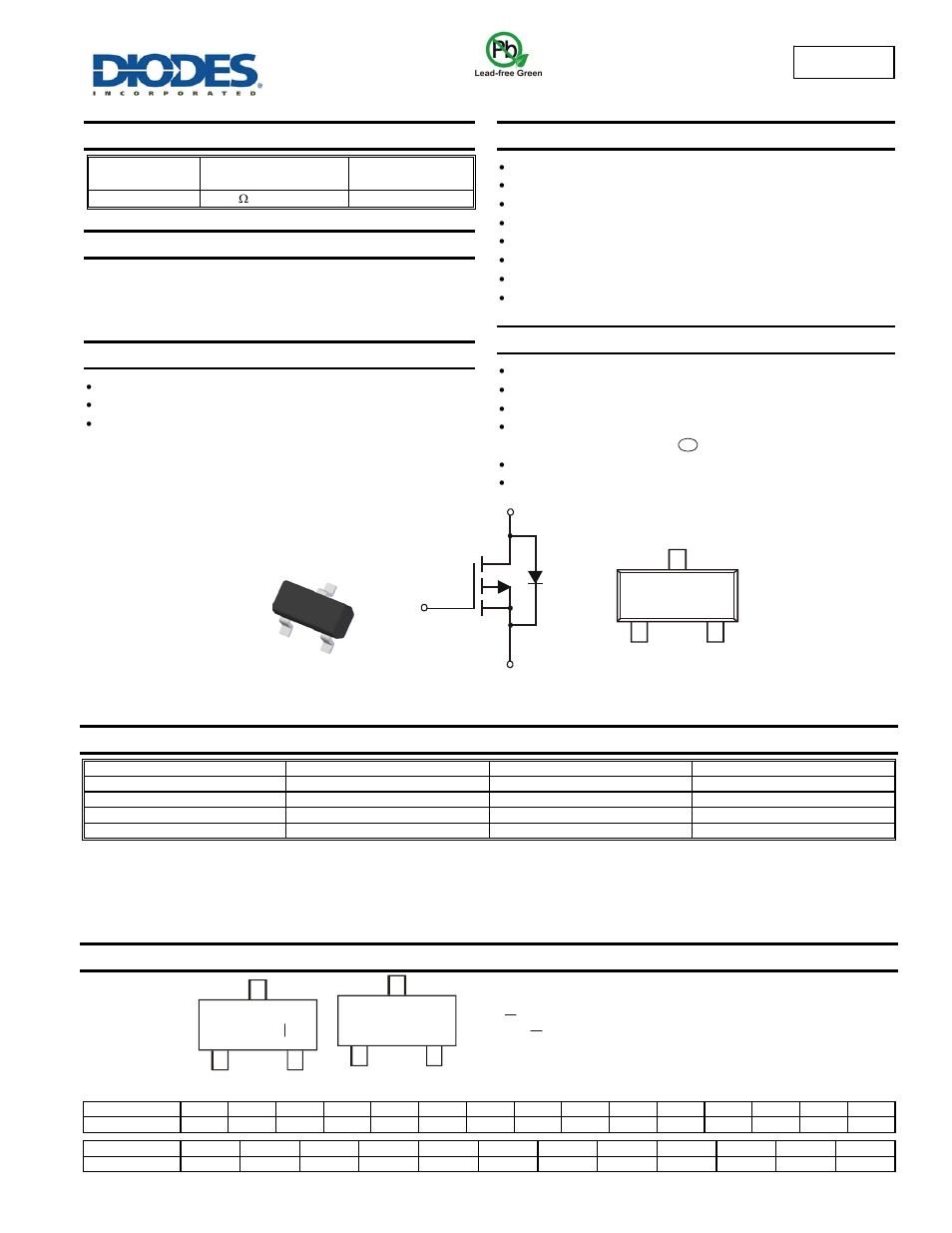 Diodes BSS84 User Manual | 5 pages