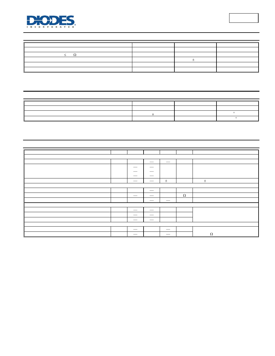 Maximum ratings, Thermal characteristics, Electrical characteristics | Bss84 | Diodes BSS84 User Manual | Page 2 / 5