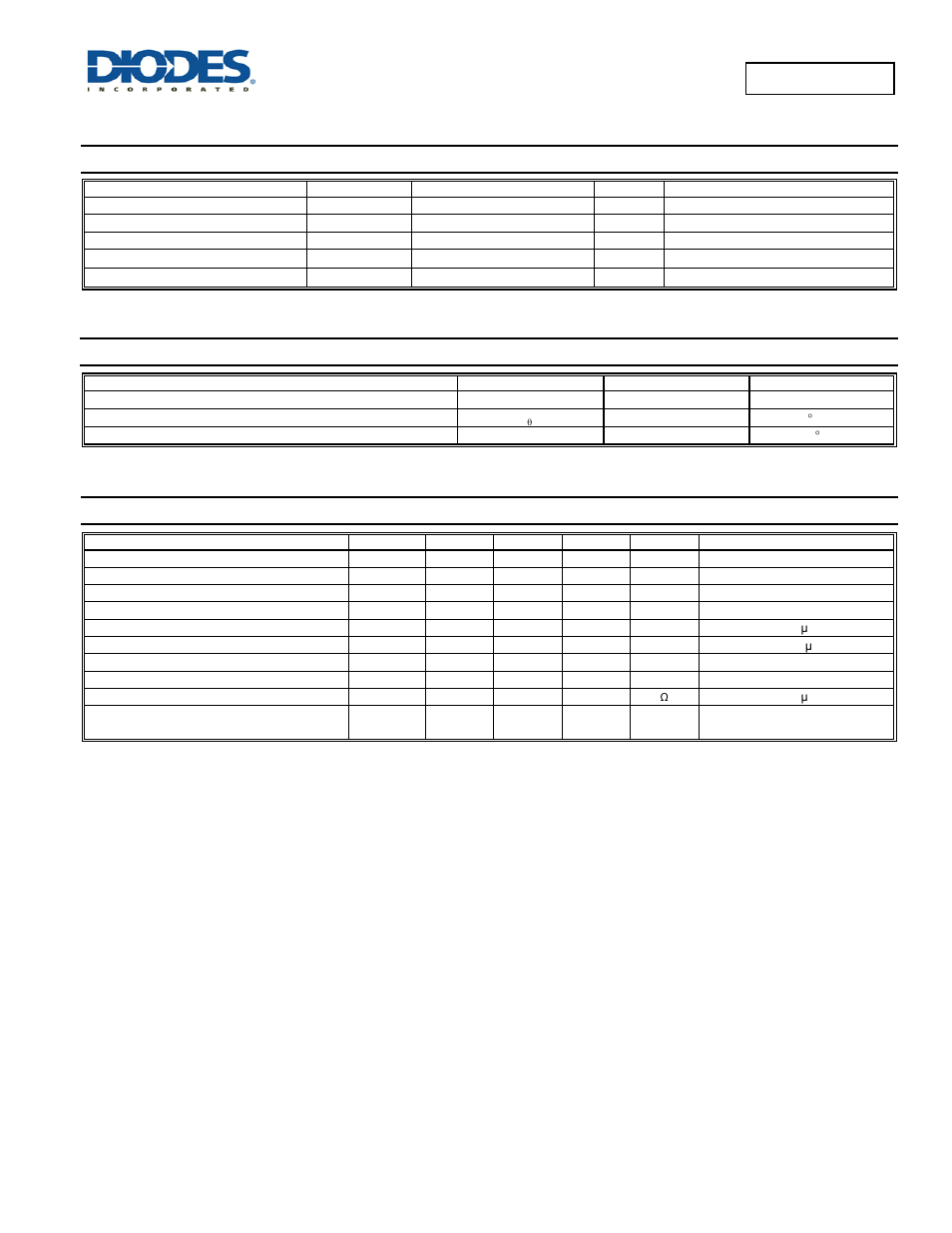Maximum ratings, Thermal characteristics, Electrical characteristics | Diodes D1213A-01SO User Manual | Page 2 / 5