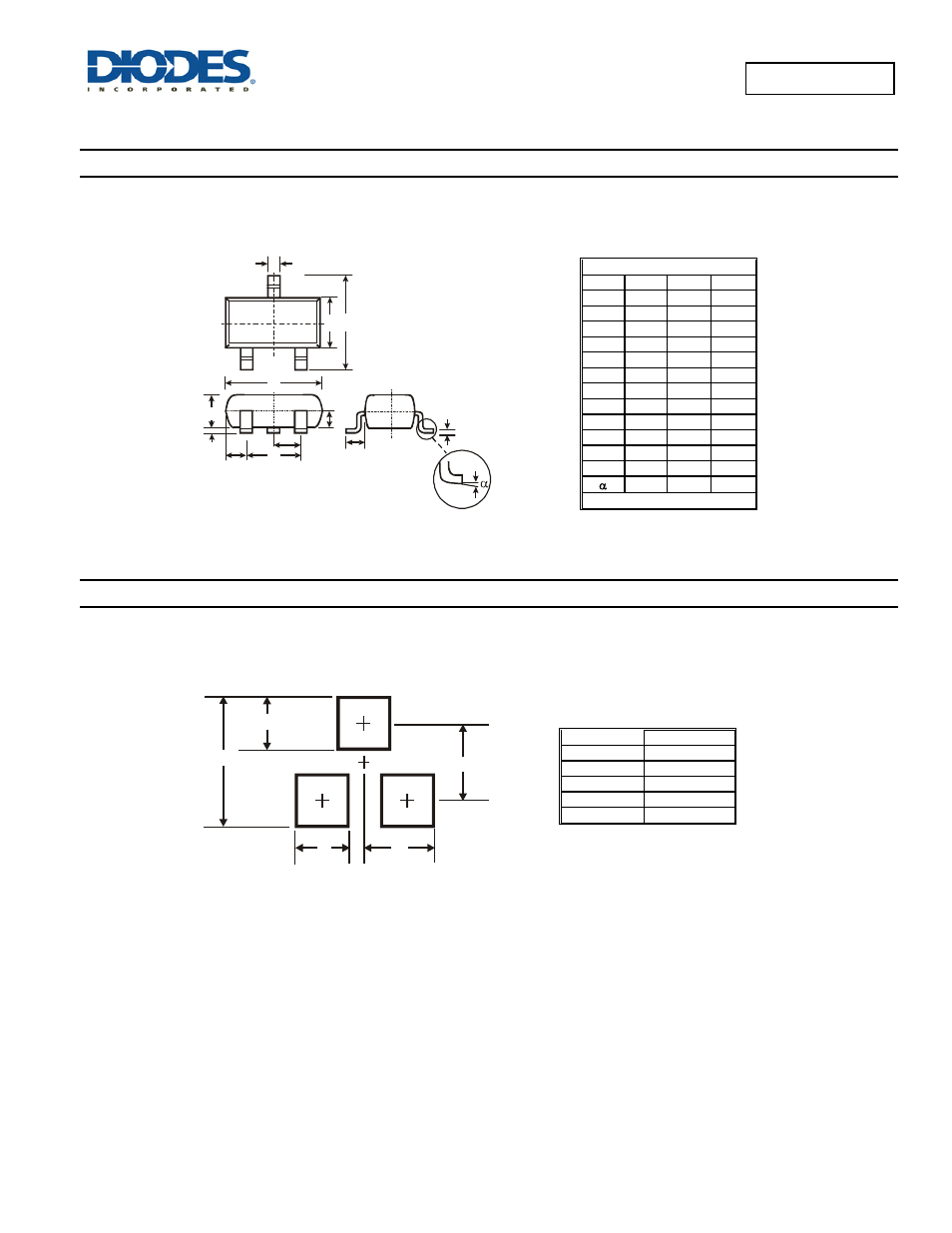 Package outline dimensions, Suggested pad layout | Diodes D1213A-01SO User Manual | Page 4 / 5