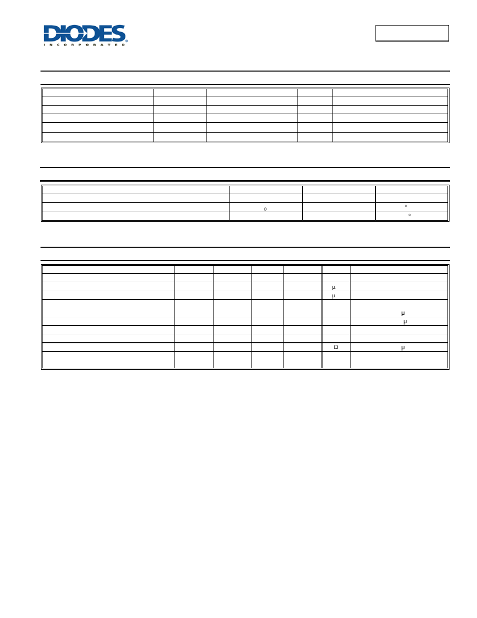 Maximum ratings, Thermal characteristics, Electrical characteristics | Diodes D1213A-01W User Manual | Page 2 / 5