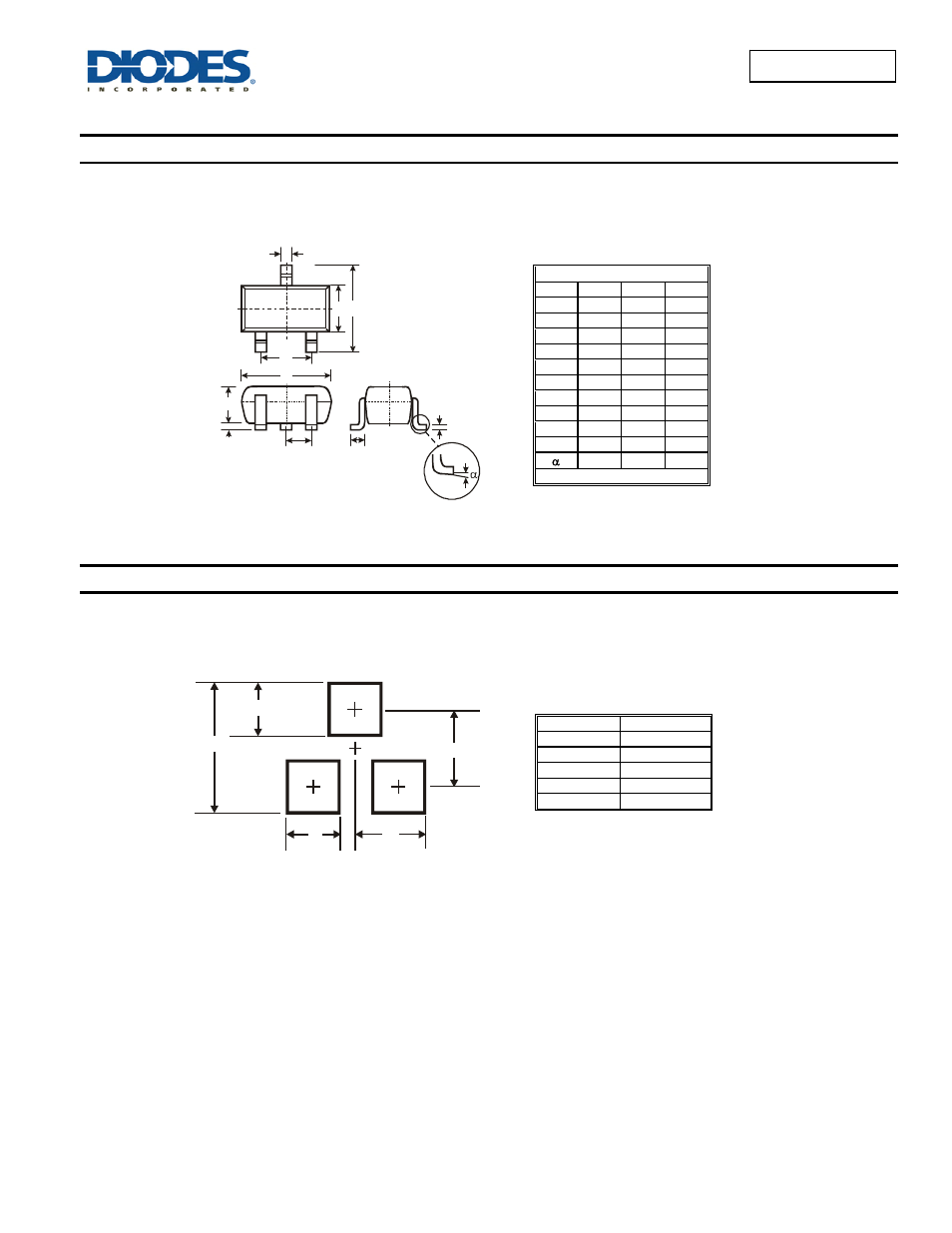 Package outline dimensions, Suggested pad layout | Diodes D1213A-01W User Manual | Page 4 / 5