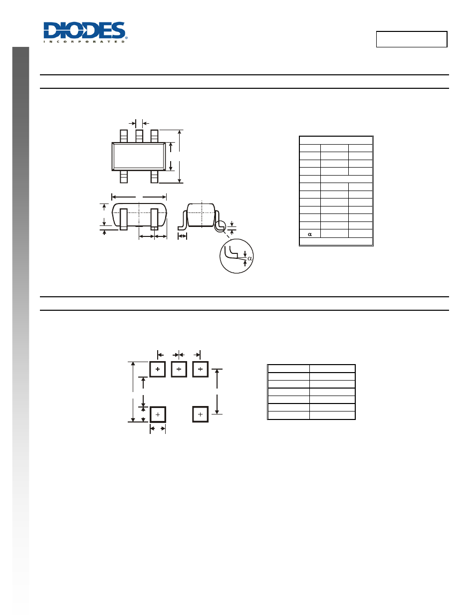 Package outline dimensions, Suggested pad layout | Diodes D1213A-02S User Manual | Page 4 / 5