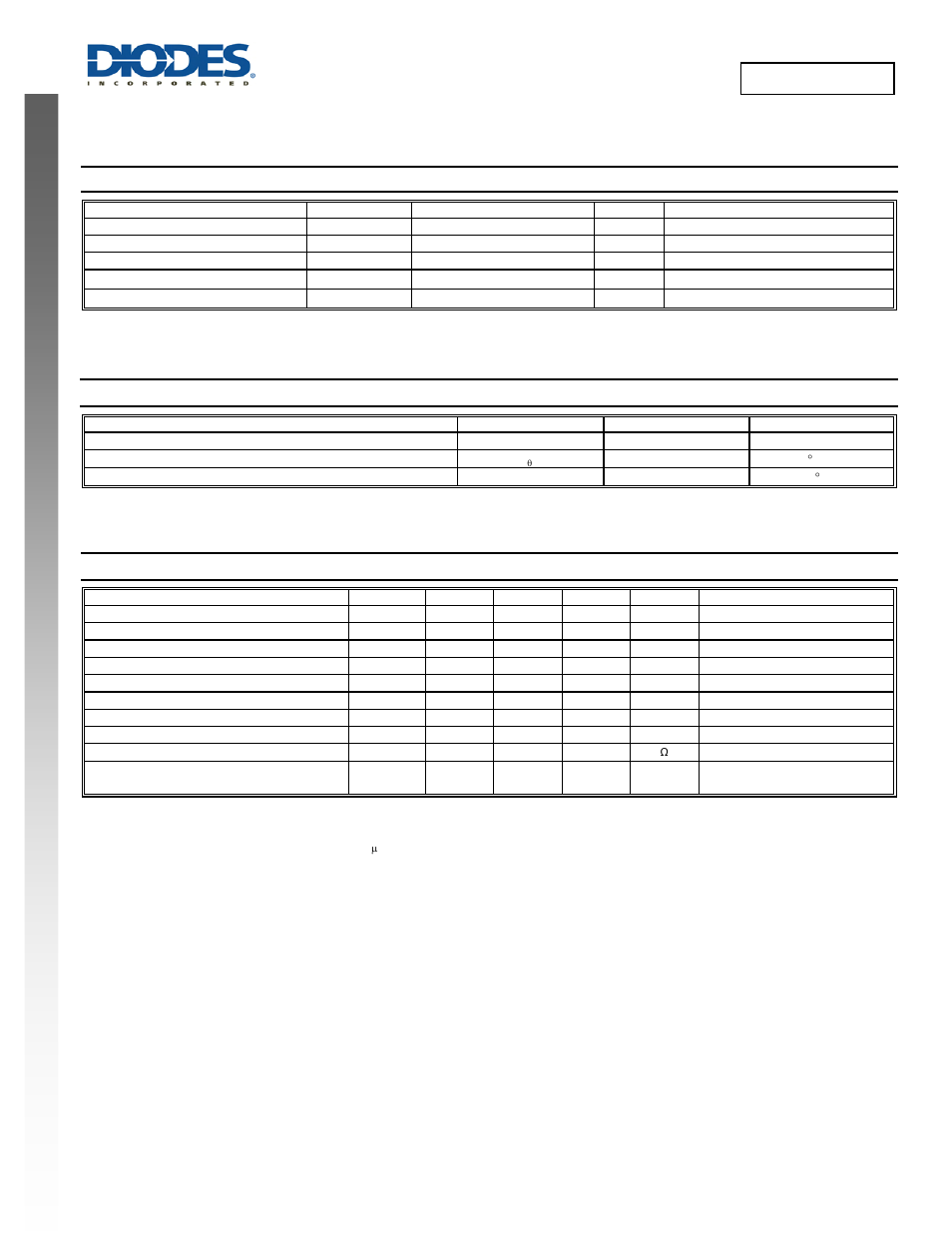 Maximum ratings, Thermal characteristics, Electrical characteristics | Diodes D1213A-04SO User Manual | Page 2 / 5