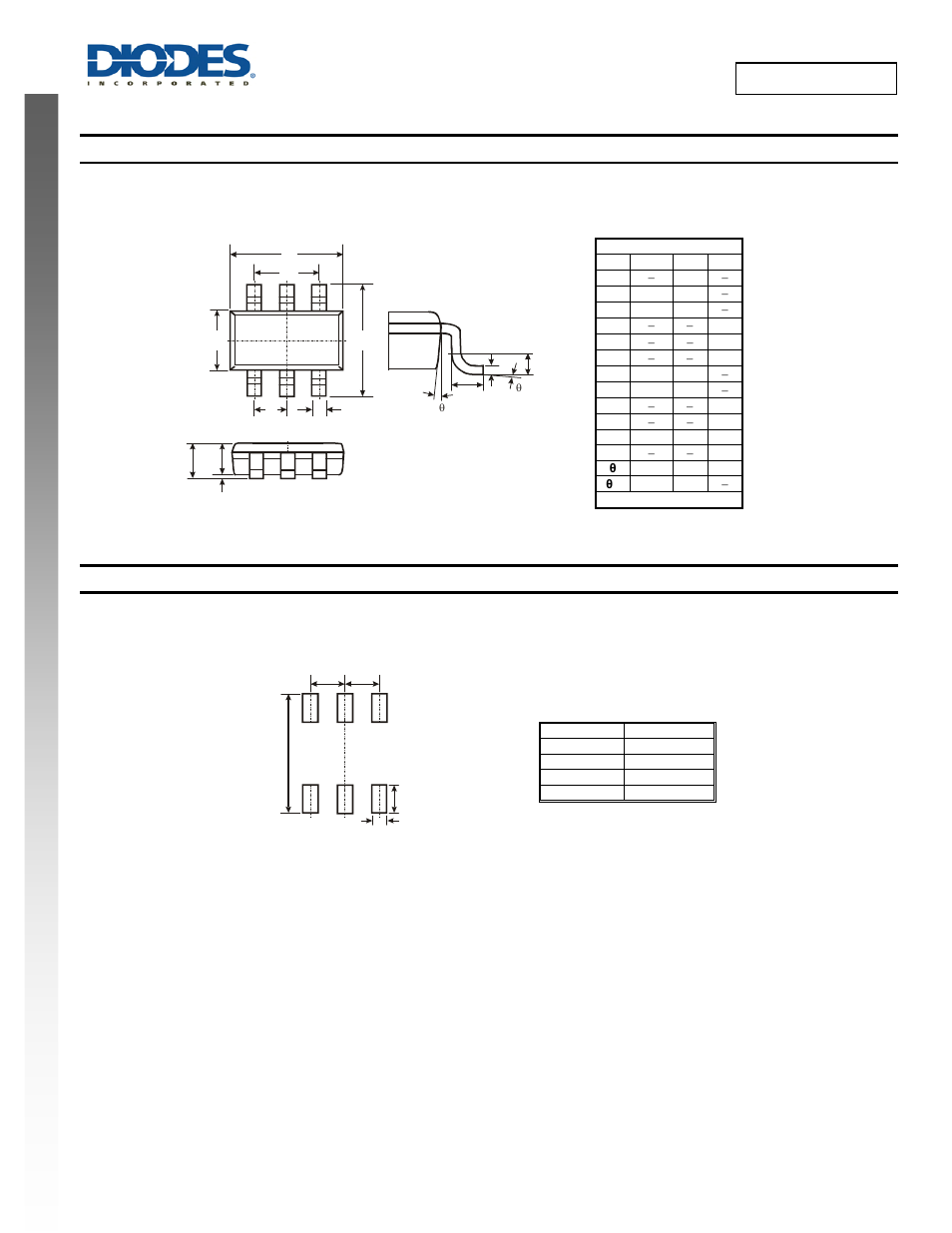 Package outline dimensions, Suggested pad layout | Diodes D1213A-04TS User Manual | Page 4 / 5