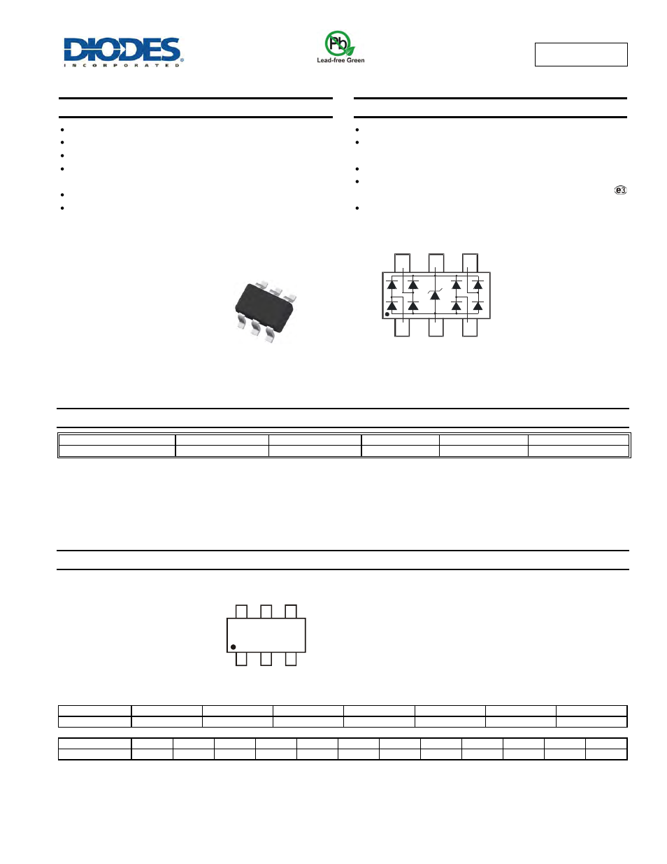 Diodes D5V0F4U6S User Manual | 4 pages