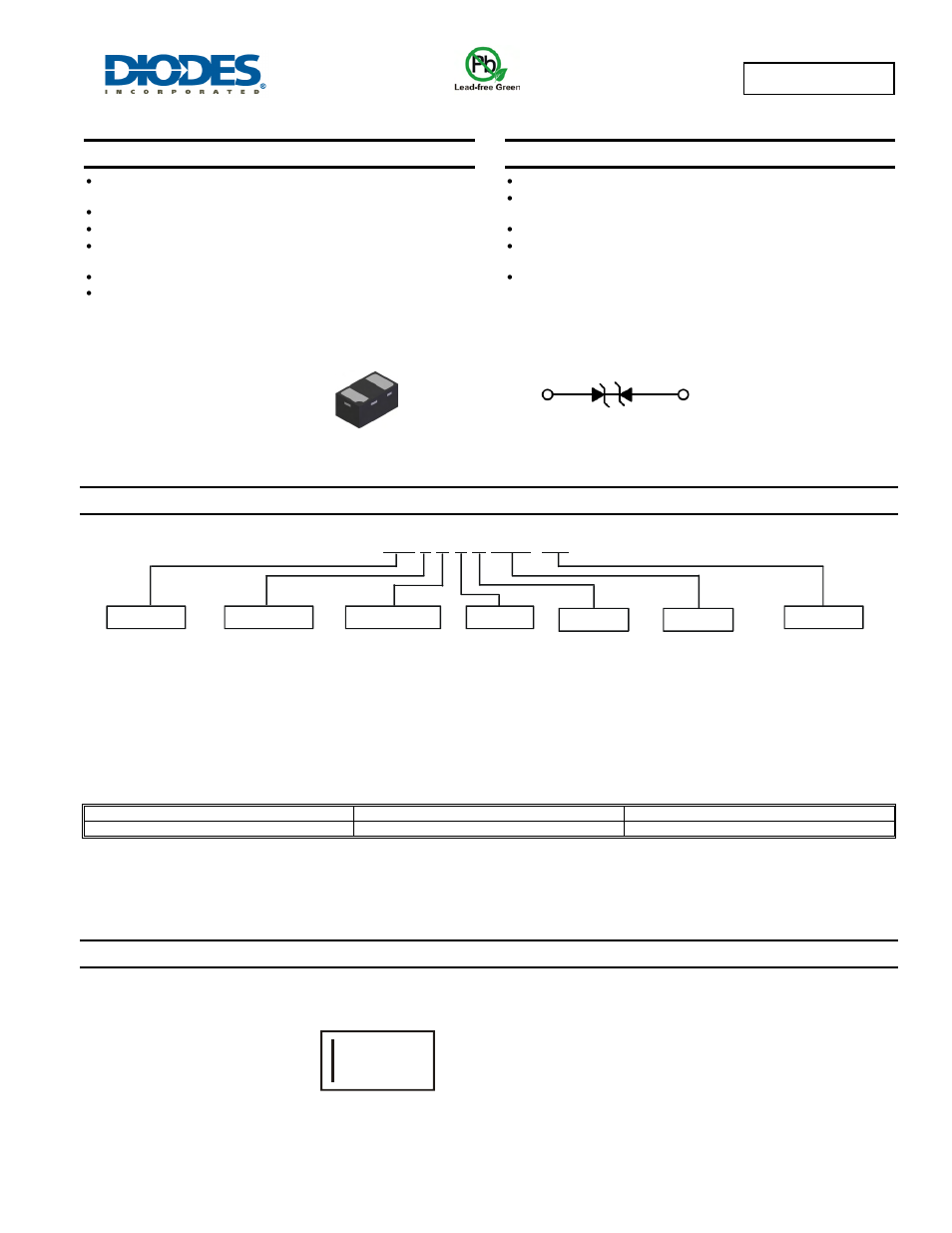 Diodes D5V0L1B2LP User Manual | 4 pages