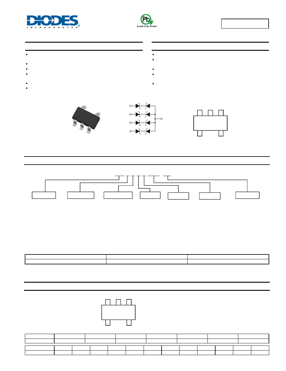Diodes D5V0L4B5S User Manual | 5 pages