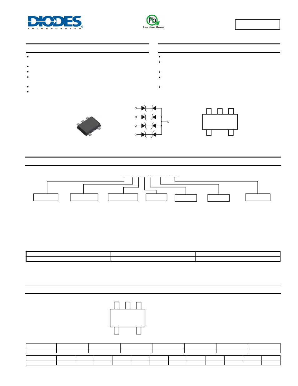 Diodes D5V0L4B5V User Manual | 5 pages