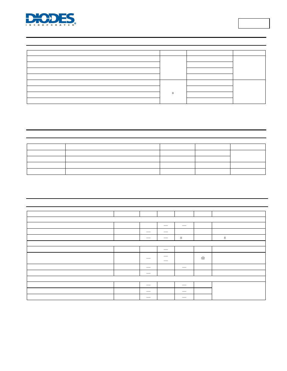 Al5801, Package thermal data, Recommended operating conditions | Nmosfet electrical characteristics: (q1) | Diodes AL5801 User Manual | Page 3 / 11