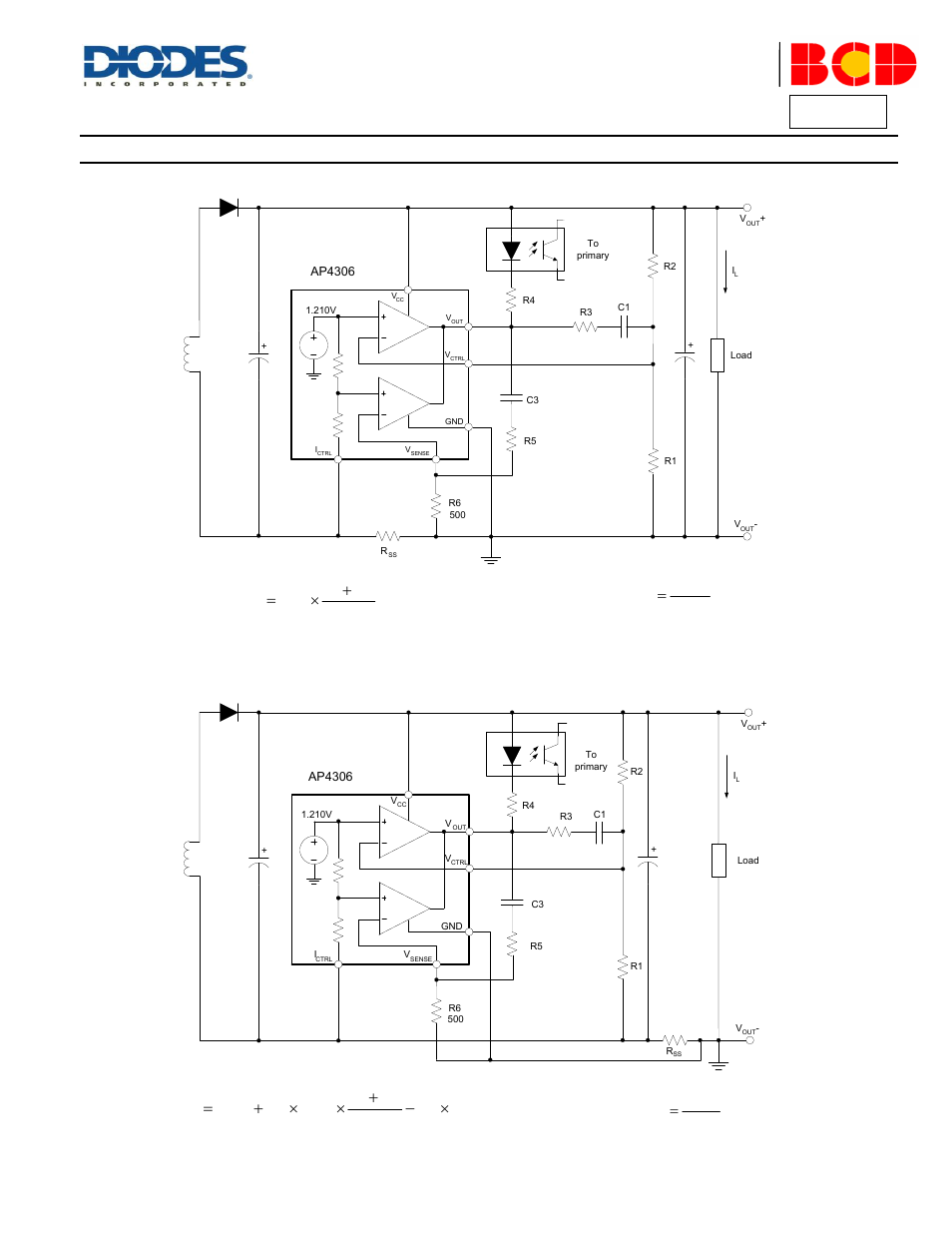 Ap4306, Typical applications circuit, Rv it currentlim  ) ( 1 2 1 ) | Diodes AP4306 User Manual | Page 2 / 11