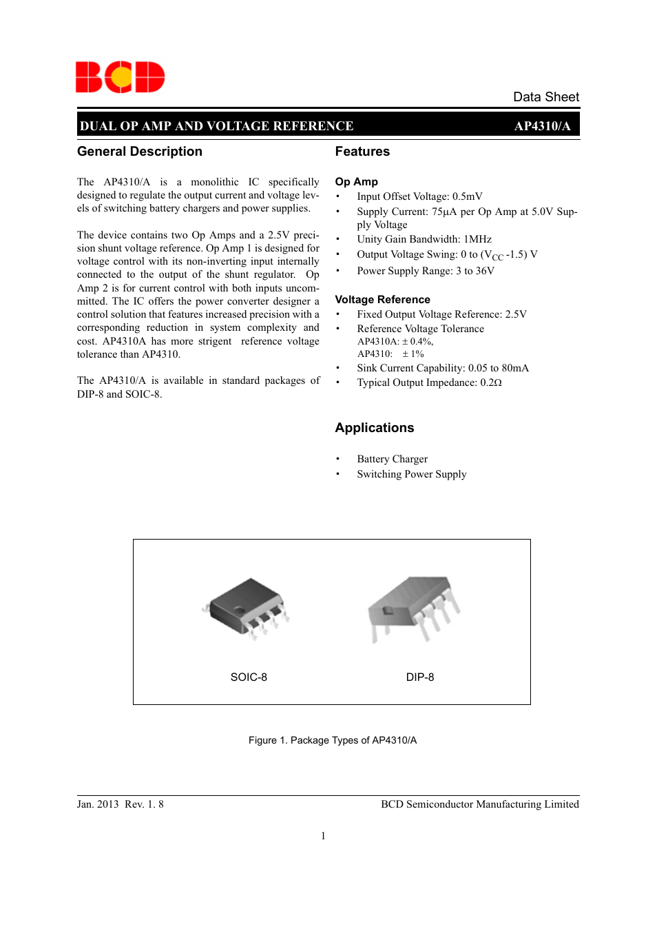 Diodes AP4310/A User Manual | 11 pages