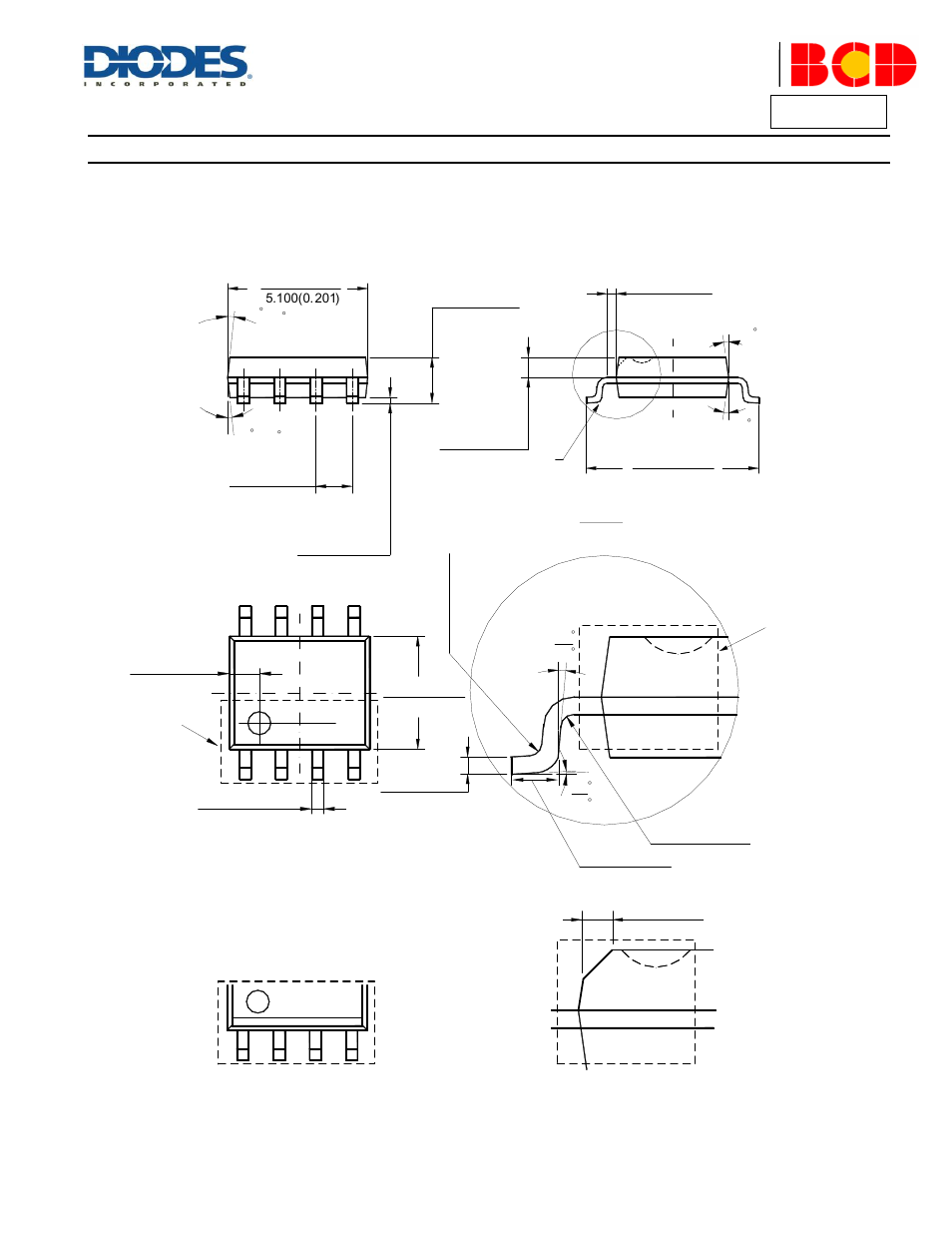 Ap4310e, Package outline dimensions | Diodes AP4310E User Manual | Page 7 / 9