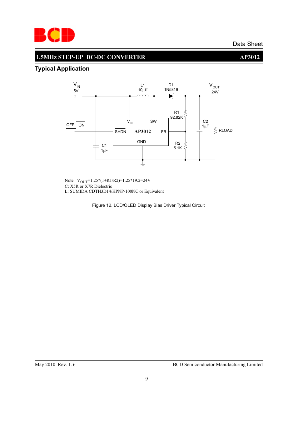 Diodes AP3012 User Manual | Page 9 / 11