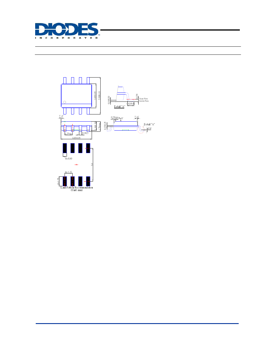 Ap1530, Package information, All dimensions in mm ) (1) package type: sop-8l | Diodes AP1530 User Manual | Page 11 / 12