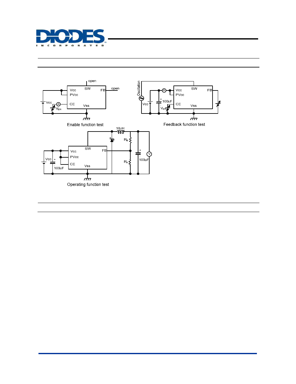 Ap1605, Test circuit, Functional description | Diodes AP1605 User Manual | Page 6 / 8